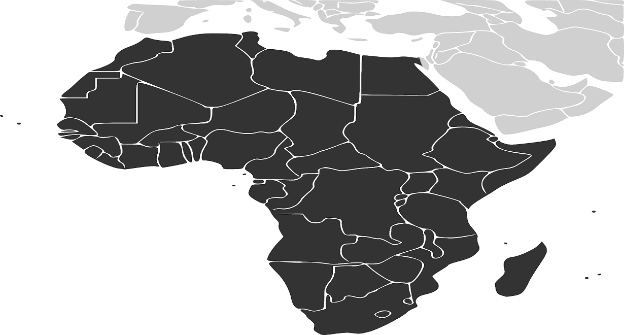 What countries are in africa